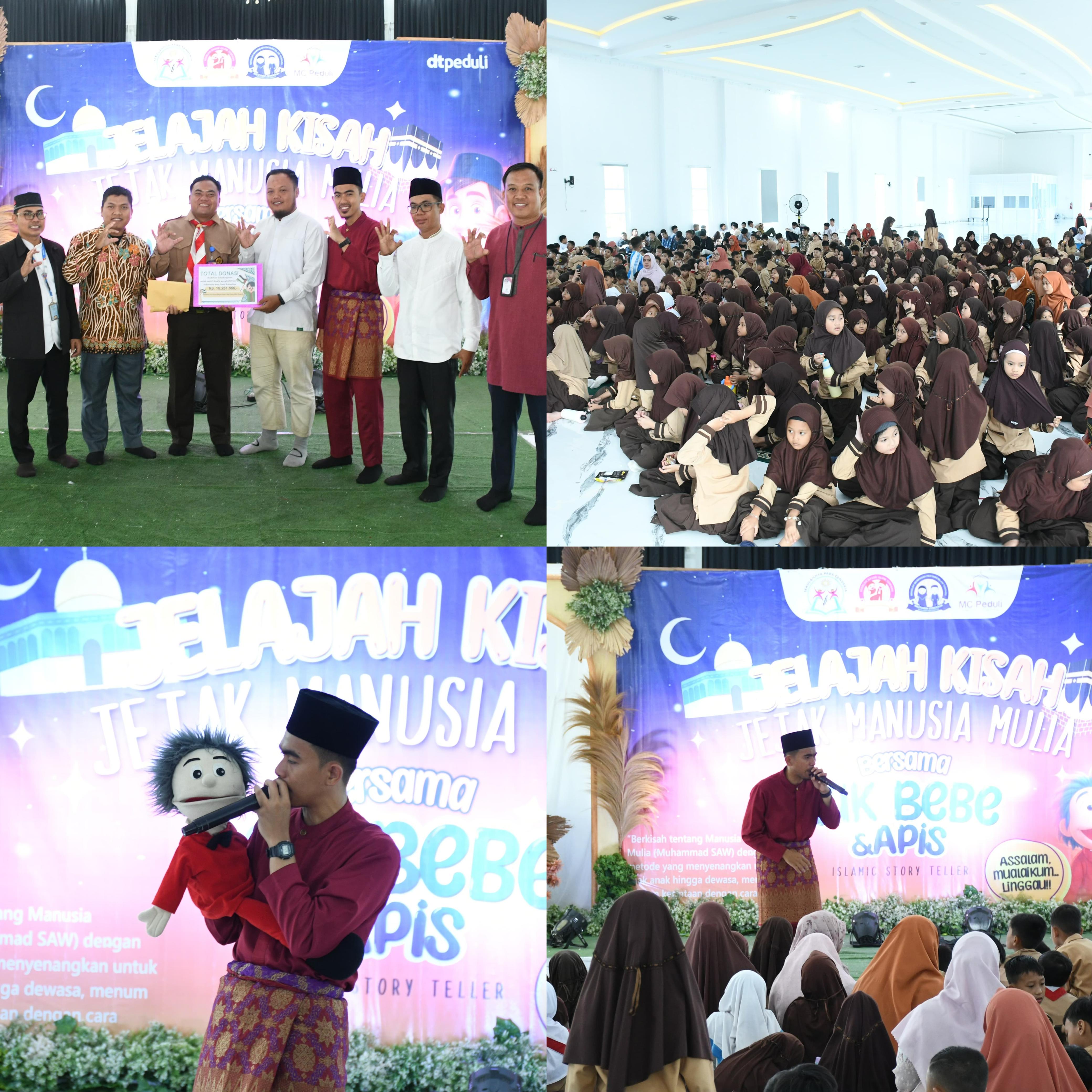 MAULID NABI MUHAMMAD SAW DAN PENYERAHAN DONASI PALESTINA